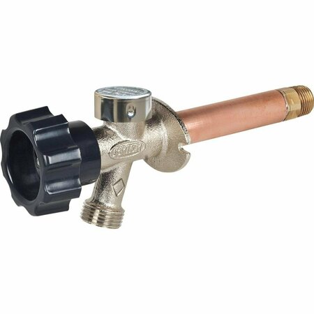 PRIER 1/2 In. SWT x 1/2 In. x 8 In. IPS Anti-Siphon Frost Free Wall Hydrant 478-08